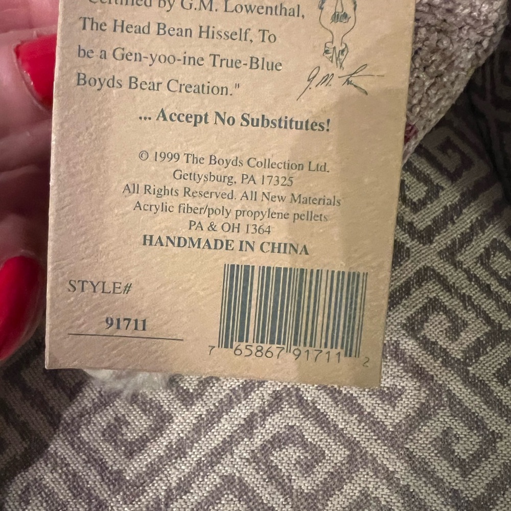 Set of Two Bearington Bears Collection. New with tags. - Picture 3 of 10